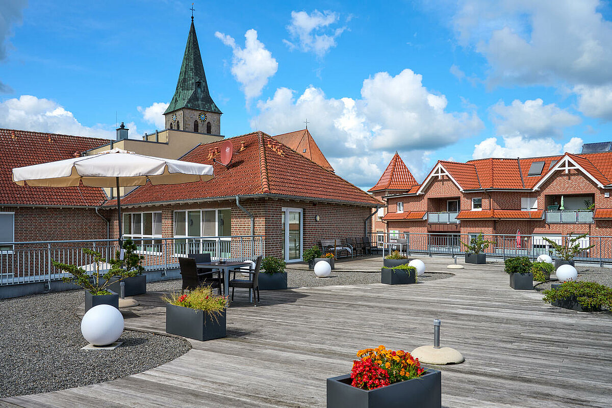 Dachterasse im Seniorenzentrum Am alten Hasetor in Haselünne