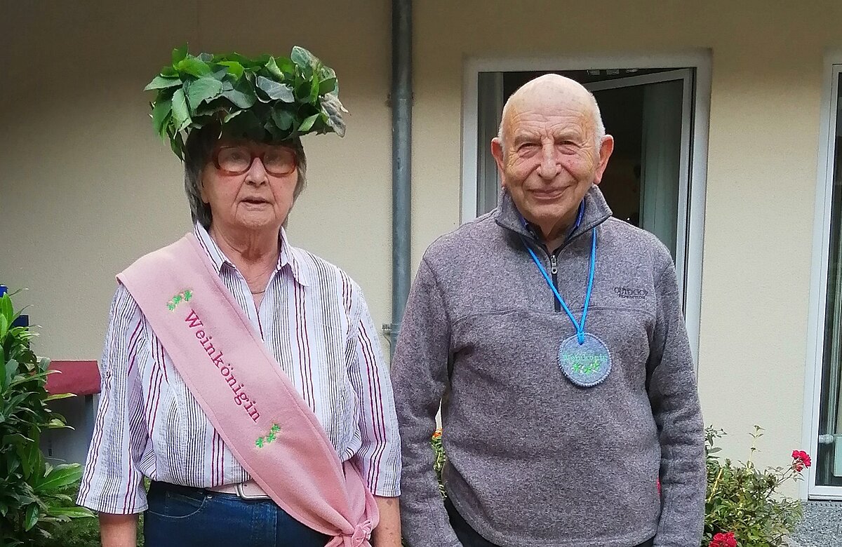 Weinkönigin im Pro Talis Seniorenzentrum "Am alten Hasetor" in Haselünne