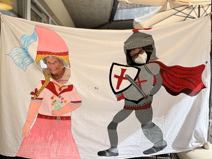 Fotowand beim Sommerfest der Pro Talis Seniorenzentren in Haselünne