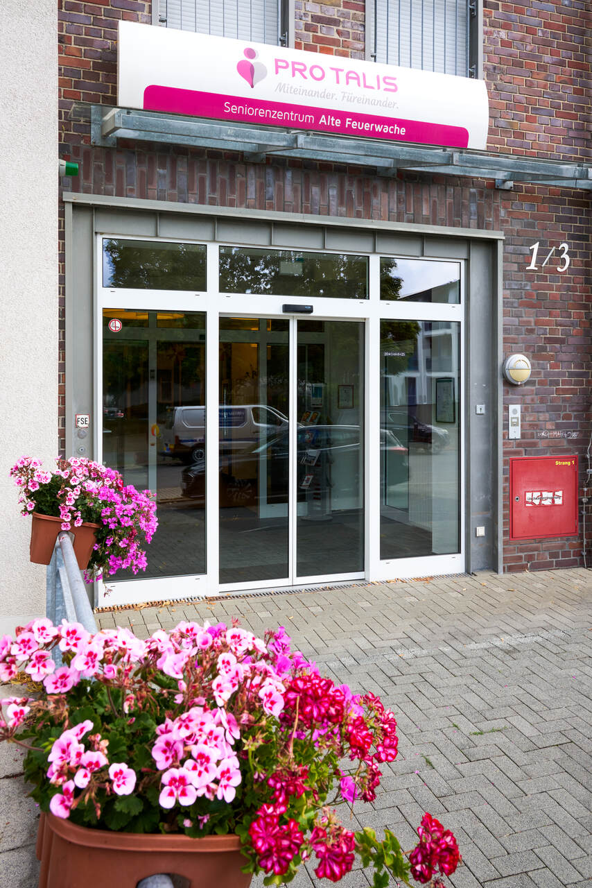 Pro Talis Seniorenzentrum Alte Feuerwache Eingang